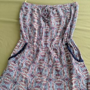 ☀️🌺Three Pink Hearts Strapless Romper